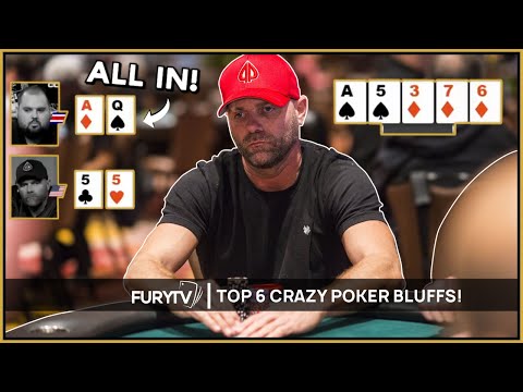 6 of the CRAZIEST Poker BLUFFS Ever Seen!