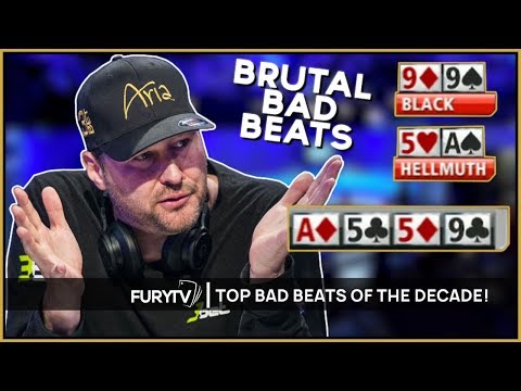 MOST BRUTAL POKER BAD BEATS OF THE DECADE!