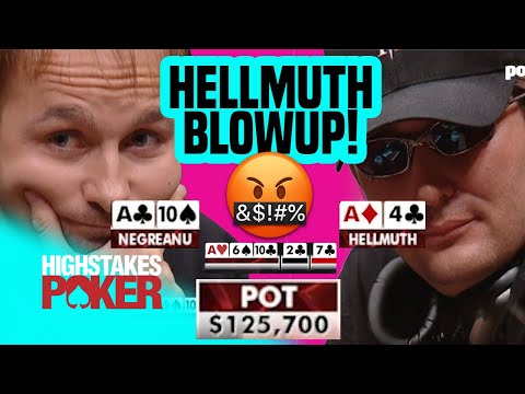 Phil Hellmuth Loses His Mind! | High Stakes Poker