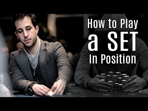 Poker Tips: How to Play a Set In Position In an Unraised Pot